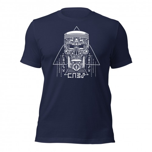 Buy a T-shirt with a skull piston (Crazy Cars)